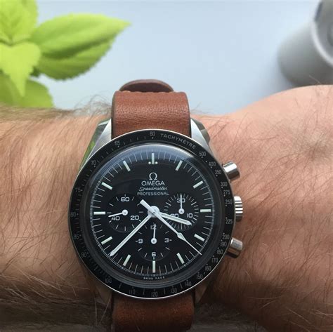 brown omega speedmaster|omega speedmaster 38mm black.